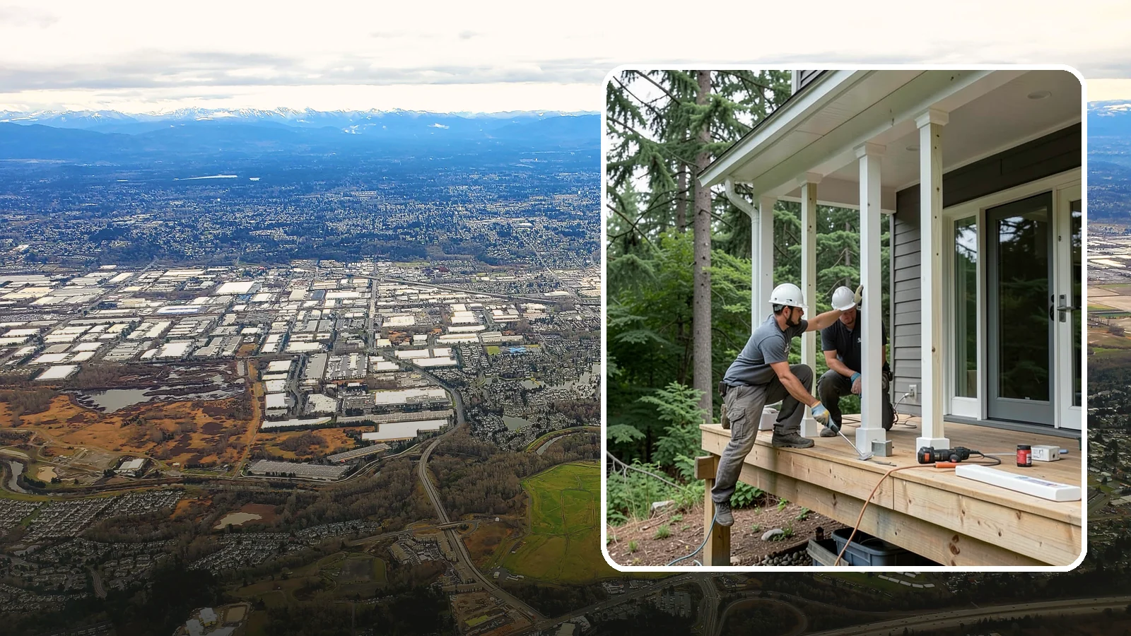 Porch Column Installation in Kent, King County, WA - Porch column installation that provides structural support and defines your home's front facade.