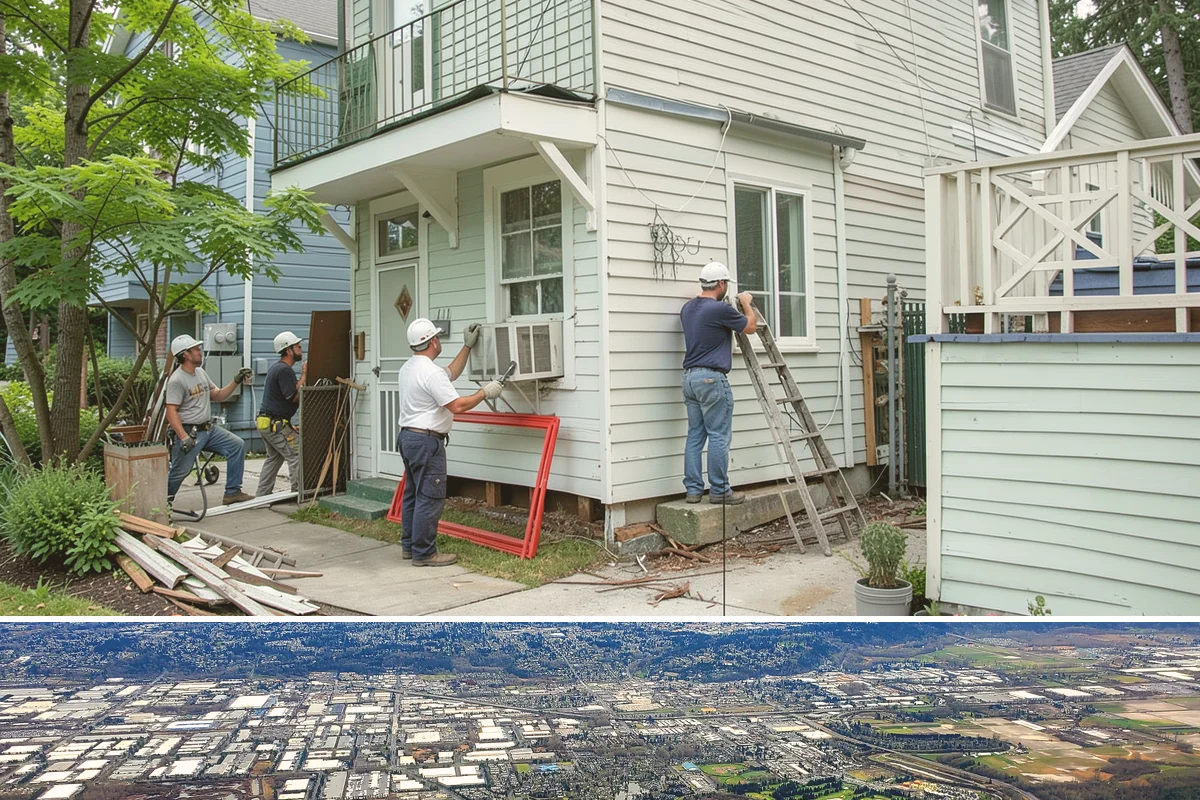 Porch Column Installation in Kent, King County, WA - Column work fits any time of year, with dry weather preferred for exterior painting and finishing.