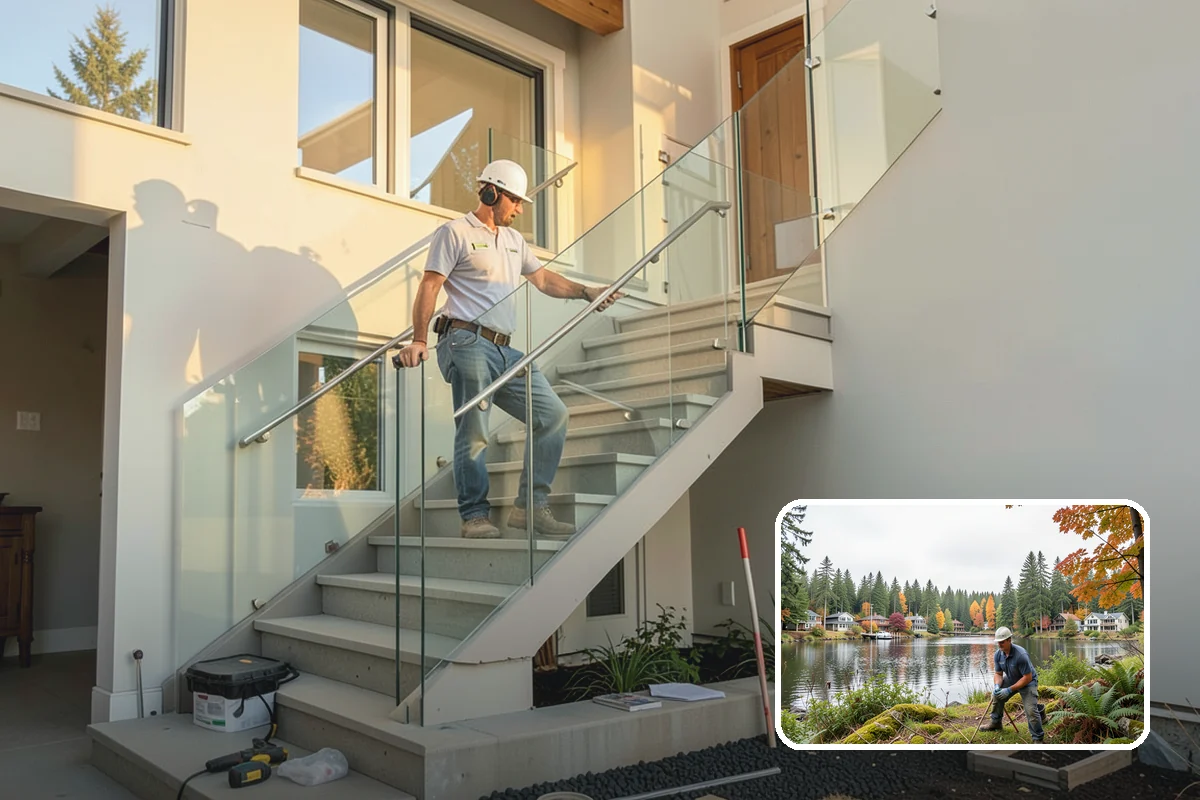 Porch Column Installation in La Conner, Skagit County, WA - Provides genuine structural roof support