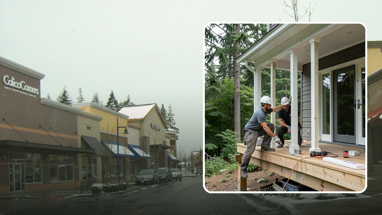 Porch Column Installation in Mill Creek, Snohomish County, WA - Porch column installation that provides structural support and defines your home's front facade.