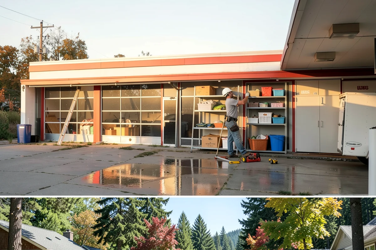 Porch Column Installation in Orting, Pierce County, WA - Column work fits any time of year, with dry weather preferred for exterior painting and finishing.