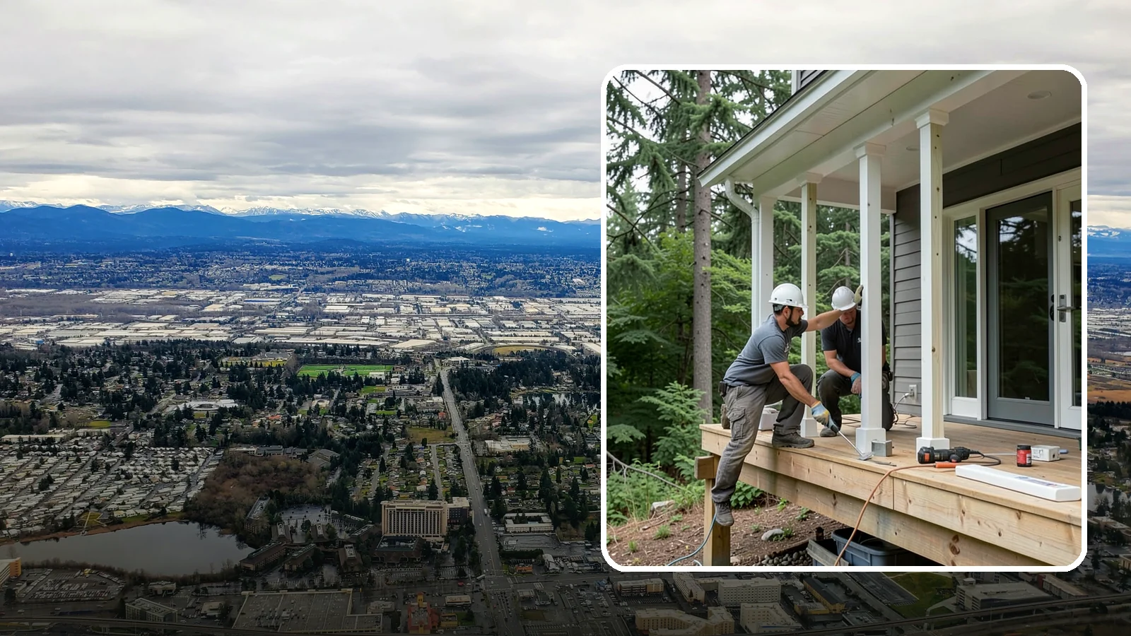 Porch Column Installation in SeaTac, King County, WA - Porch column installation that provides structural support and defines your home's front facade.