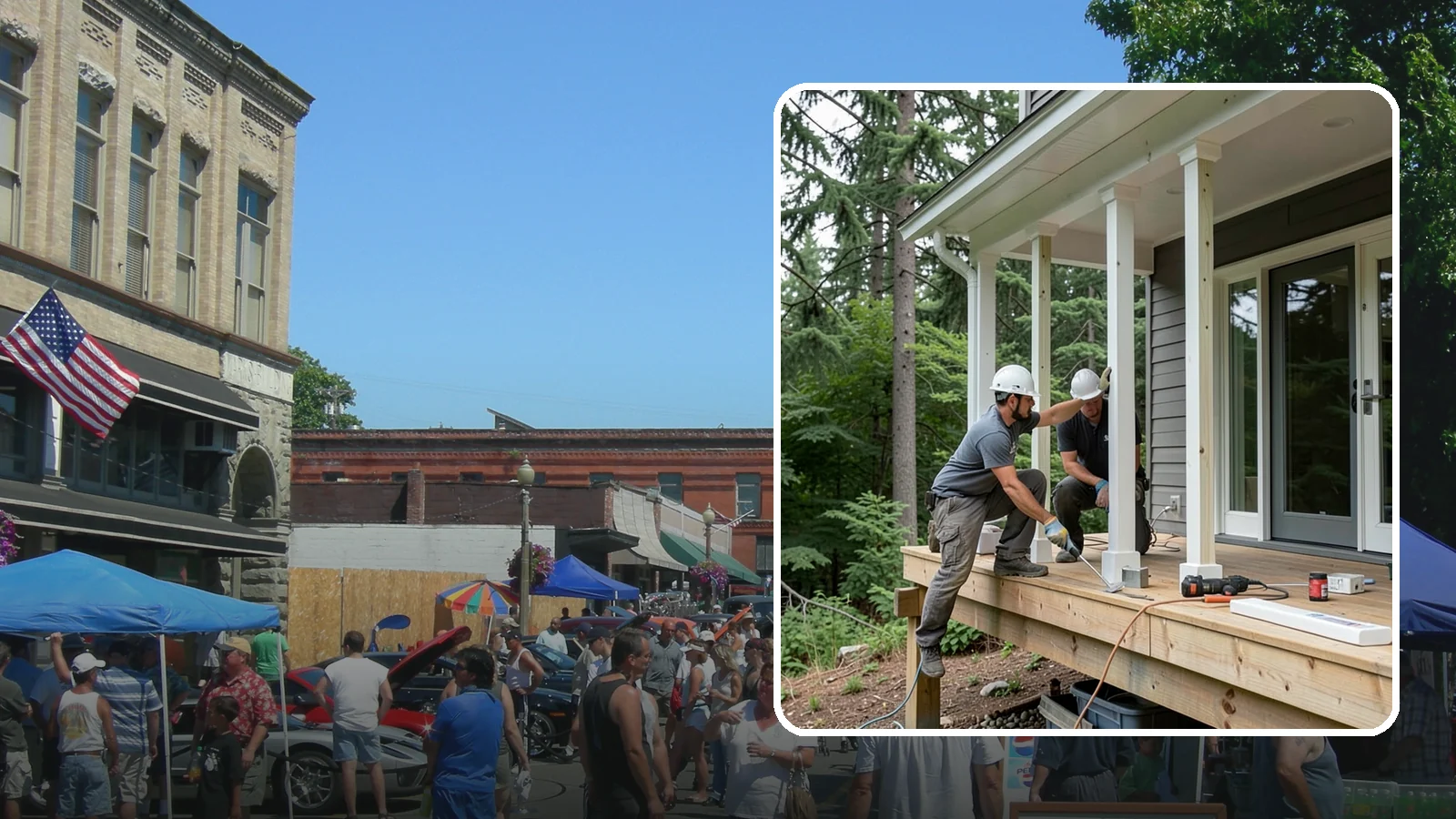 Porch Column Installation in Snohomish, Snohomish County, WA - Porch column installation that provides structural support and defines your home's front facade.