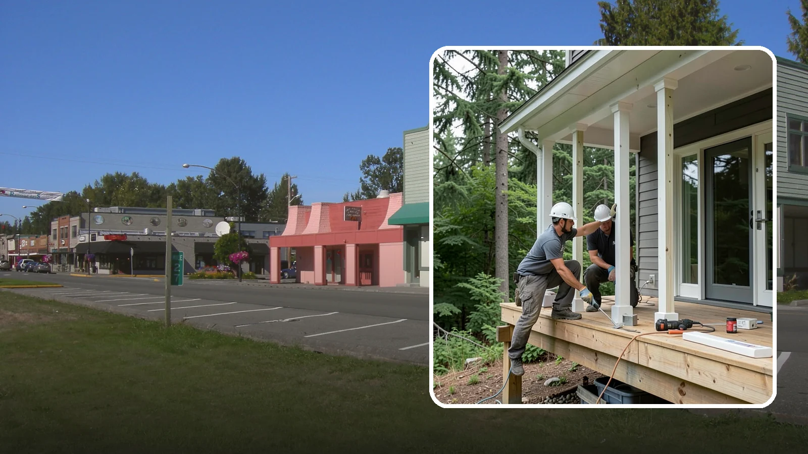 Porch Column Installation in Snoqualmie, King County, WA - Porch column installation that provides structural support and defines your home's front facade.