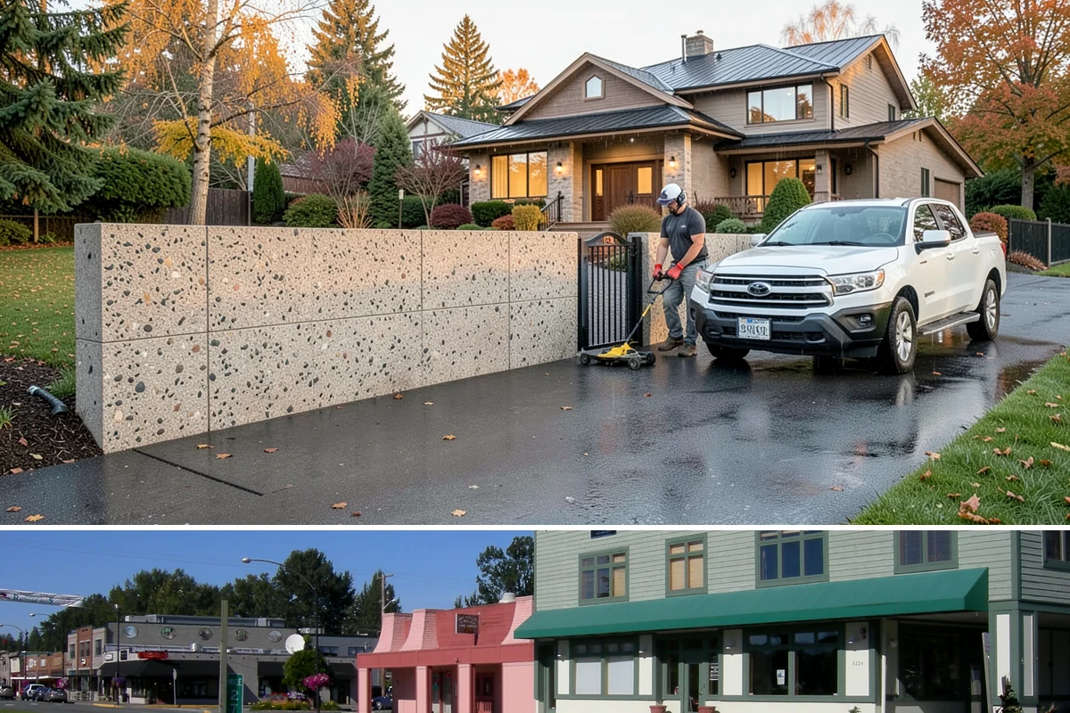 Porch Column Installation in Snoqualmie, King County, WA - Column work fits any time of year, with dry weather preferred for exterior painting and finishing.