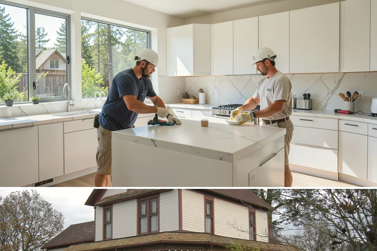 Porch Column Installation in Sumner, Pierce County, WA - Column work fits any time of year, with dry weather preferred for exterior painting and finishing.