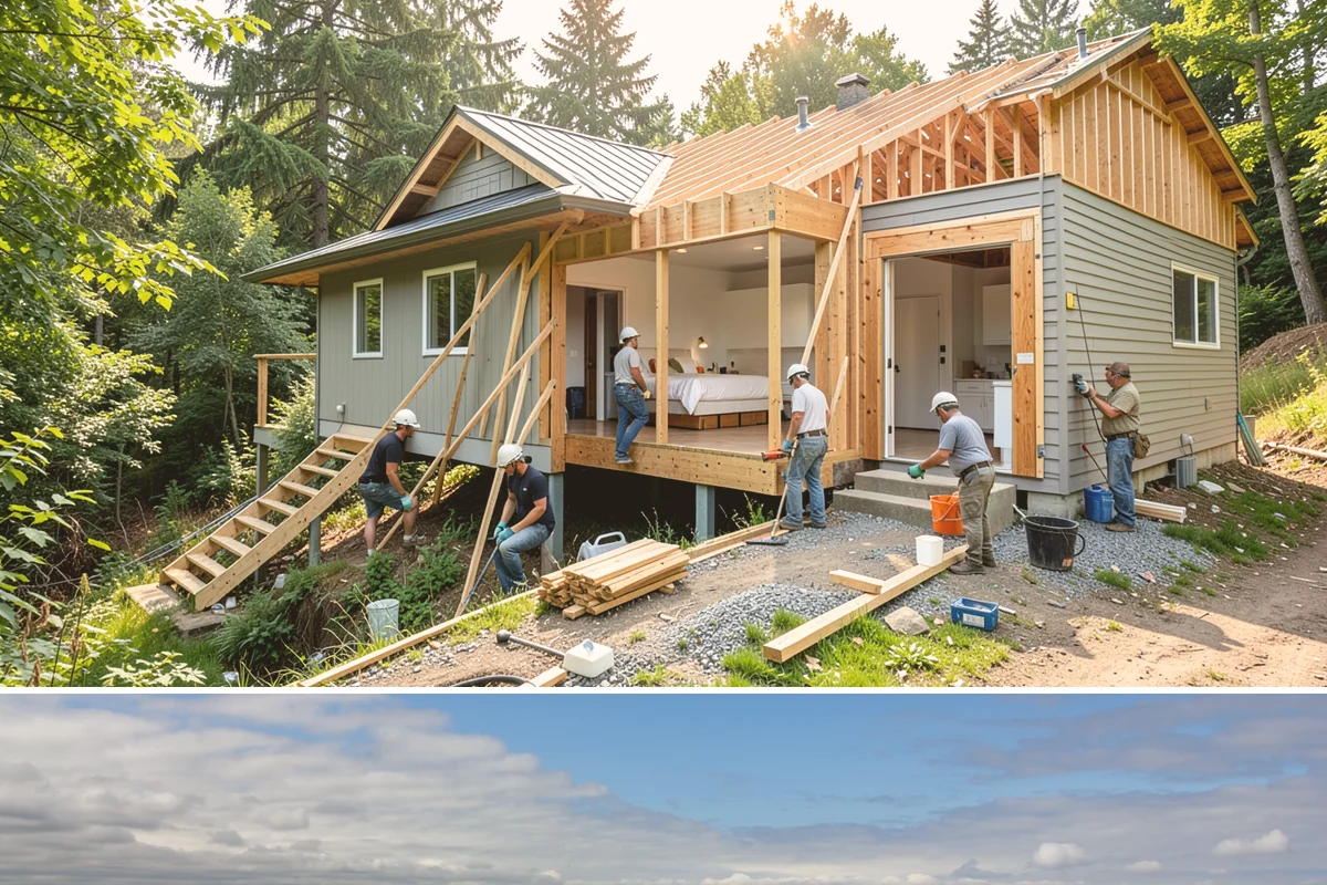 Porch Column Installation in University Place, Pierce County, WA - Column work fits any time of year, with dry weather preferred for exterior painting and finishing.