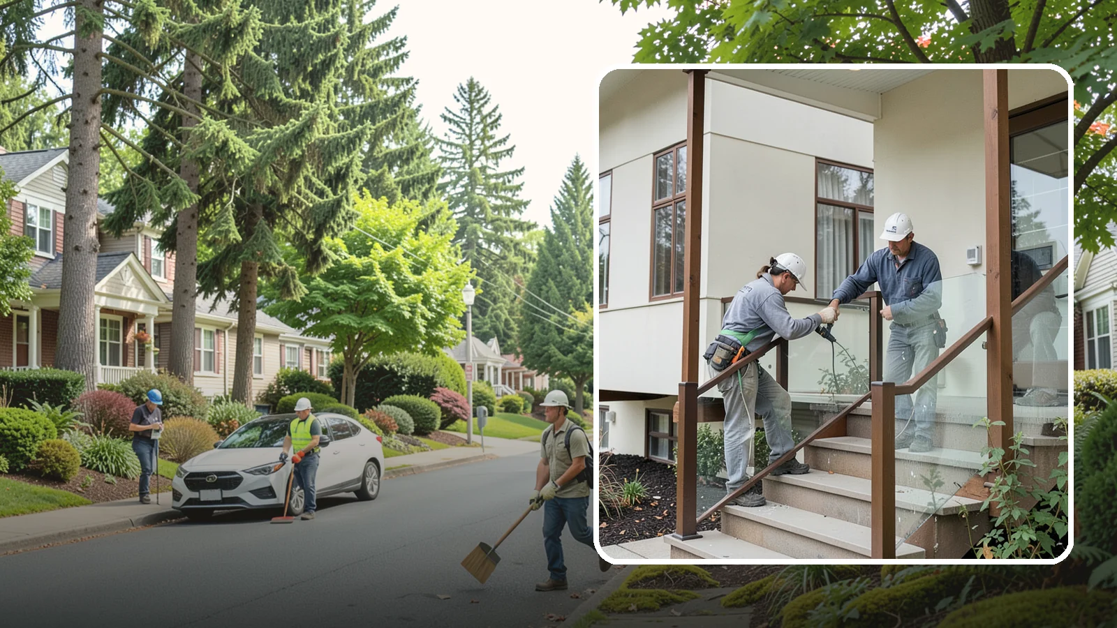 Porch Railing Installation in Beaux Arts Village, King County, WA - Porch railing installation that combines safety, code compliance, and architectural charm.
