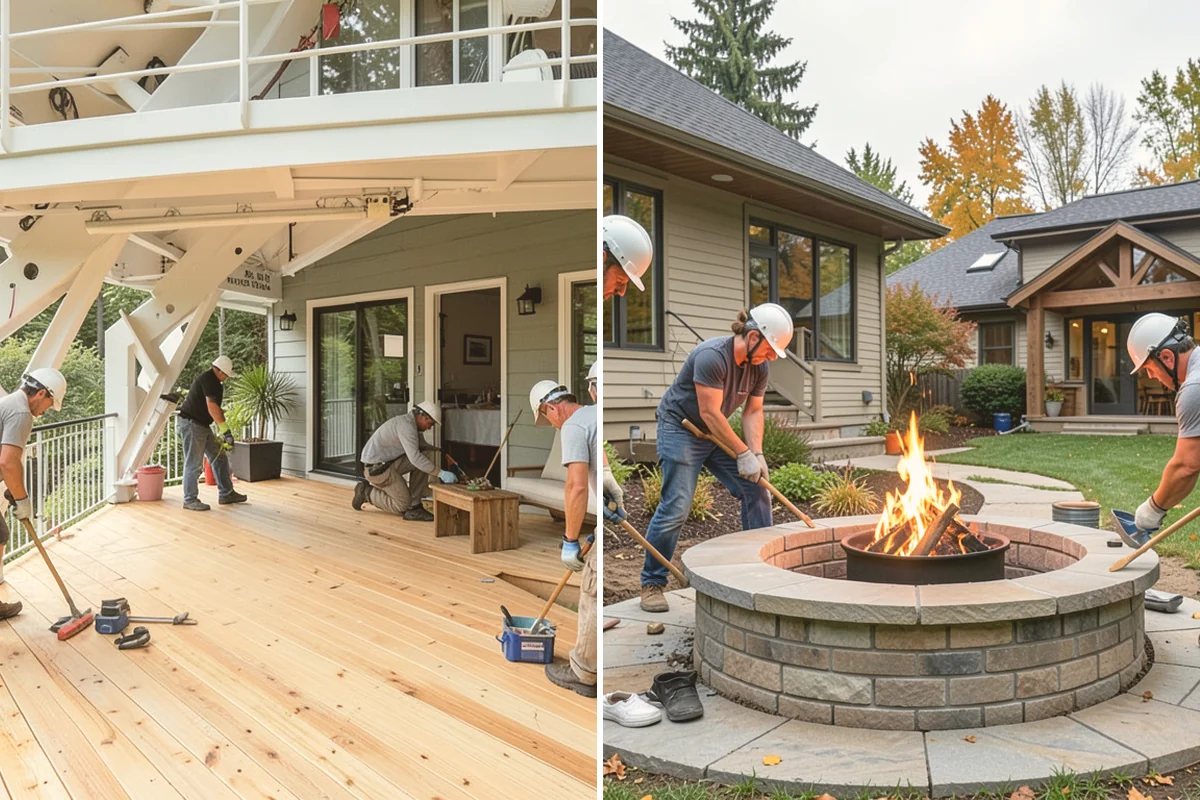 Porch Railing Installation in Bellevue, King County, WA - Review railing styles and code requirements