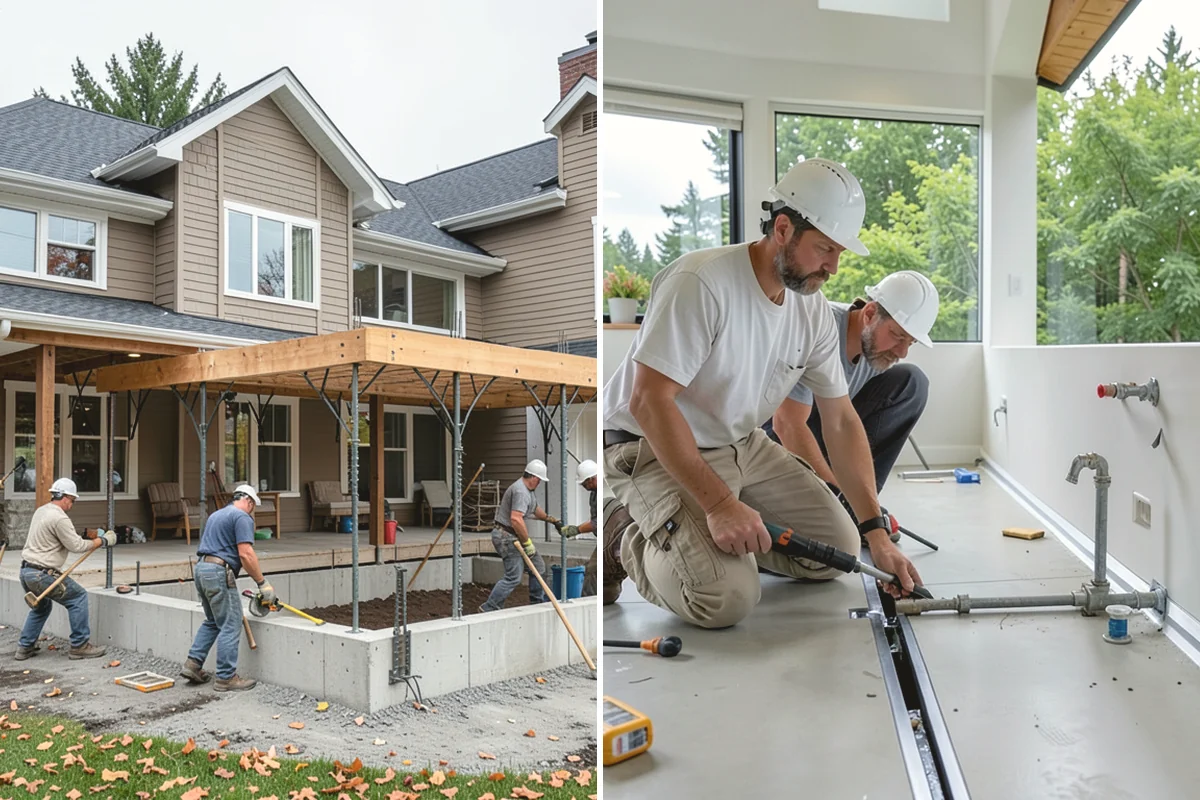 Porch Railing Installation in Carnation, King County, WA - Review railing styles and code requirements