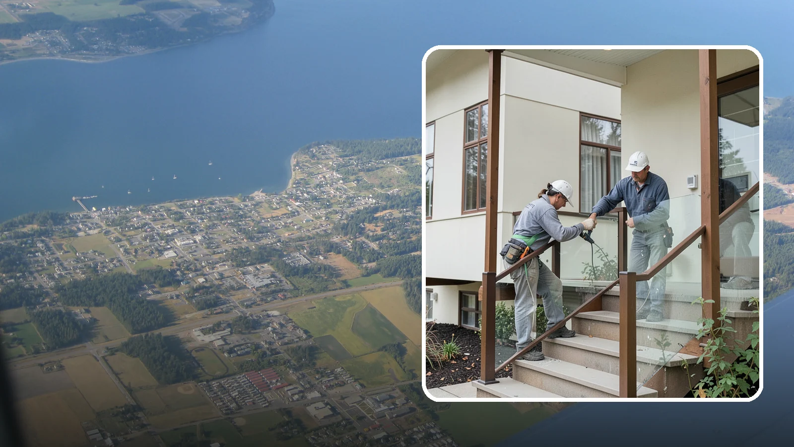 Porch Railing Installation in Coupeville, Island County, WA - Porch railing installation that combines safety, code compliance, and architectural charm.