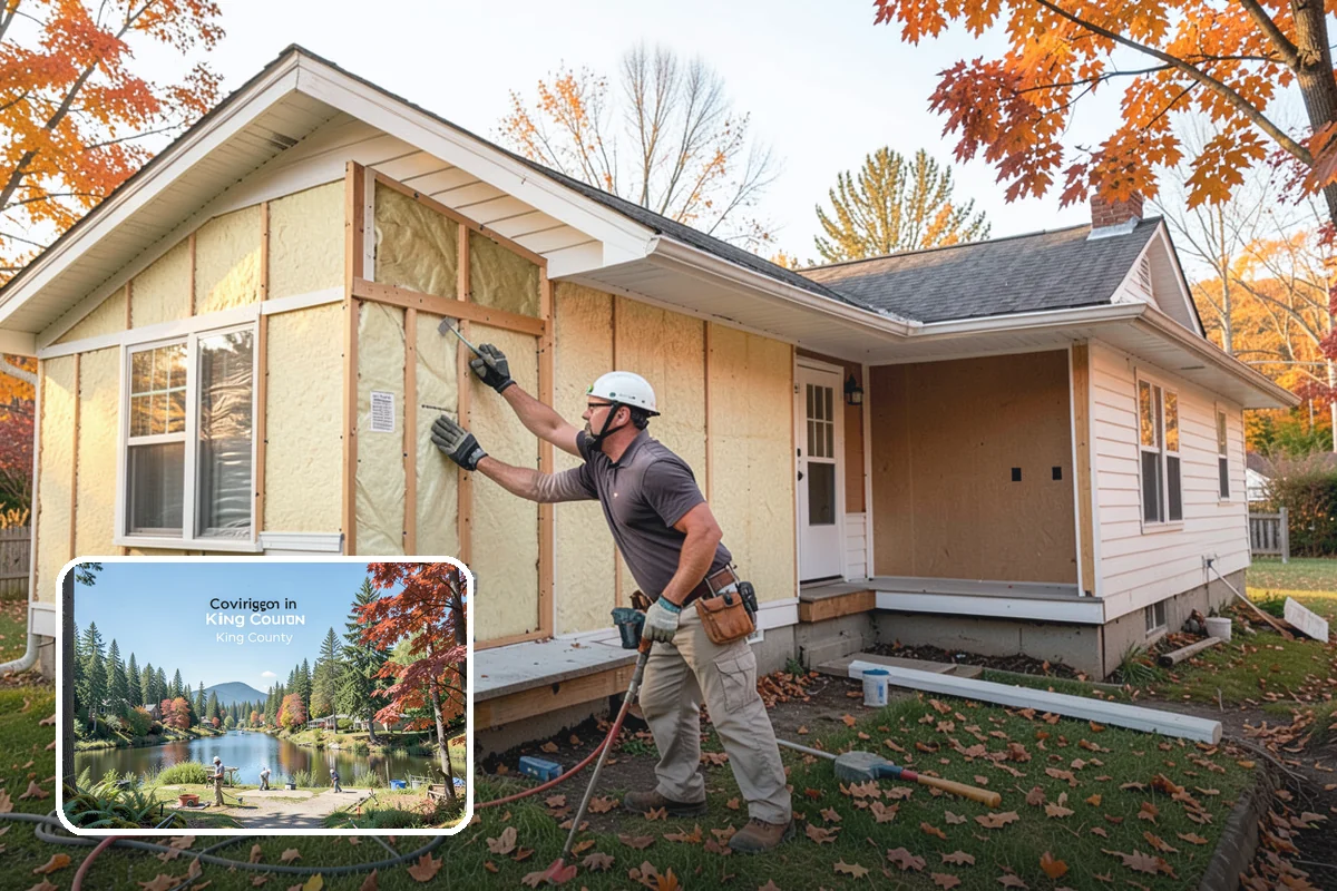Porch Railing Installation in Covington, King County, WA - Meets code for raised porch safety