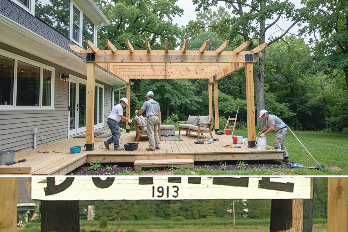 Porch Railing Installation in Duvall, King County, WA - Railing installation works in any season and is a popular refresh before spring and summer entertaining.
