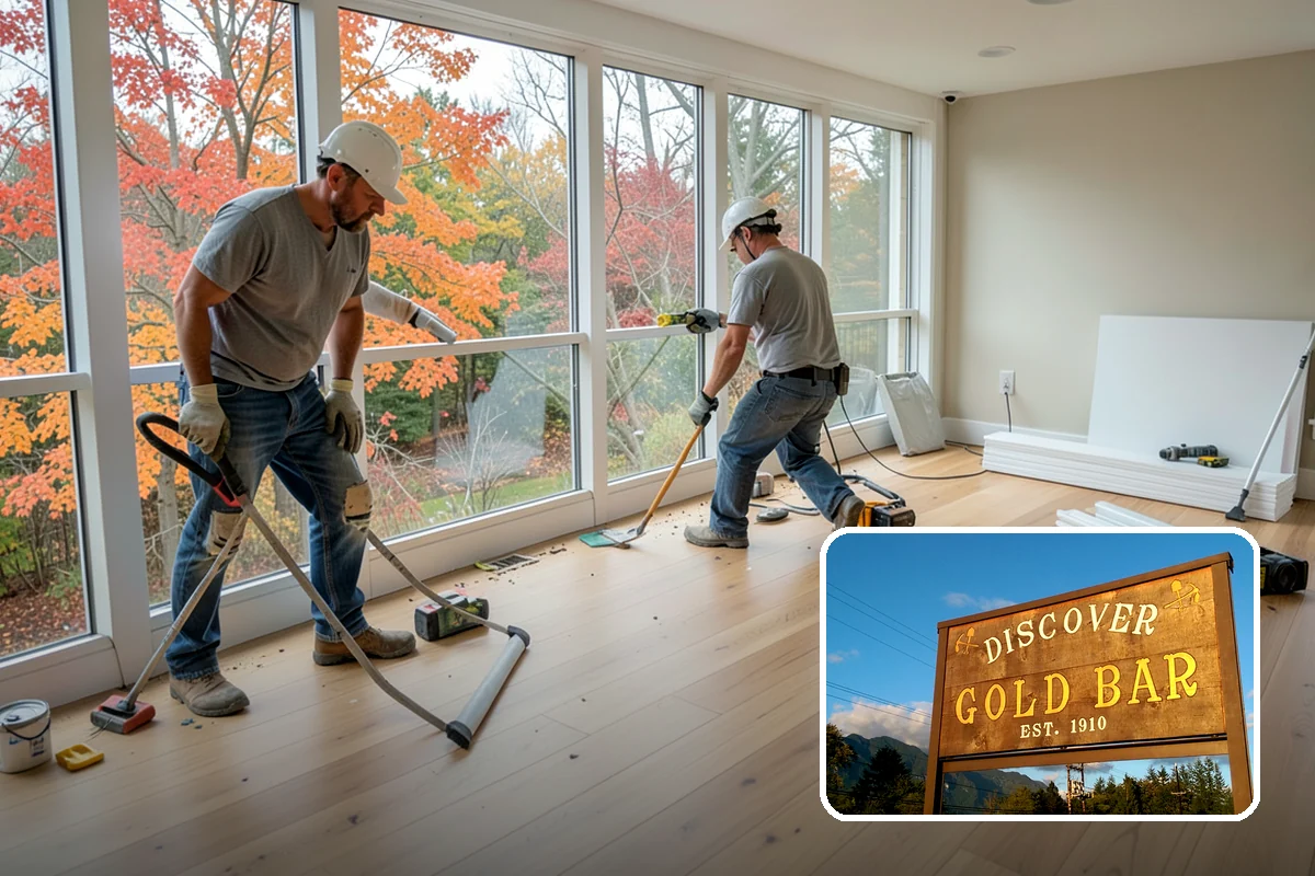 Porch Railing Installation in Gold Bar, Snohomish County, WA - Meets code for raised porch safety