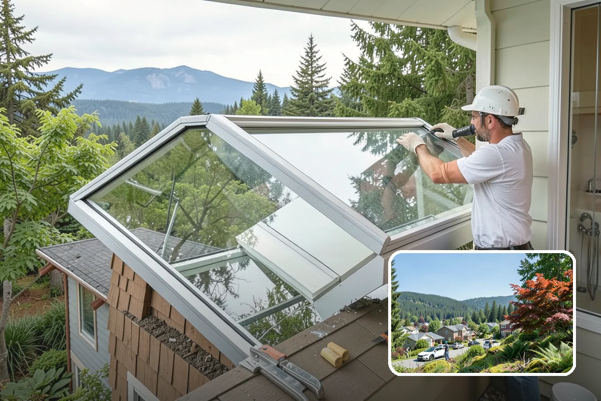 Porch Railing Installation in Index, Snohomish County, WA - Meets code for raised porch safety