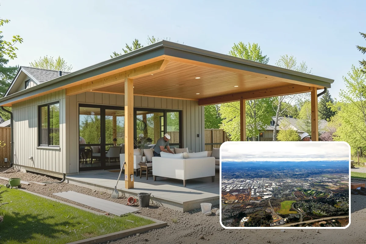 Porch Railing Installation in Kent, King County, WA - Meets code for raised porch safety