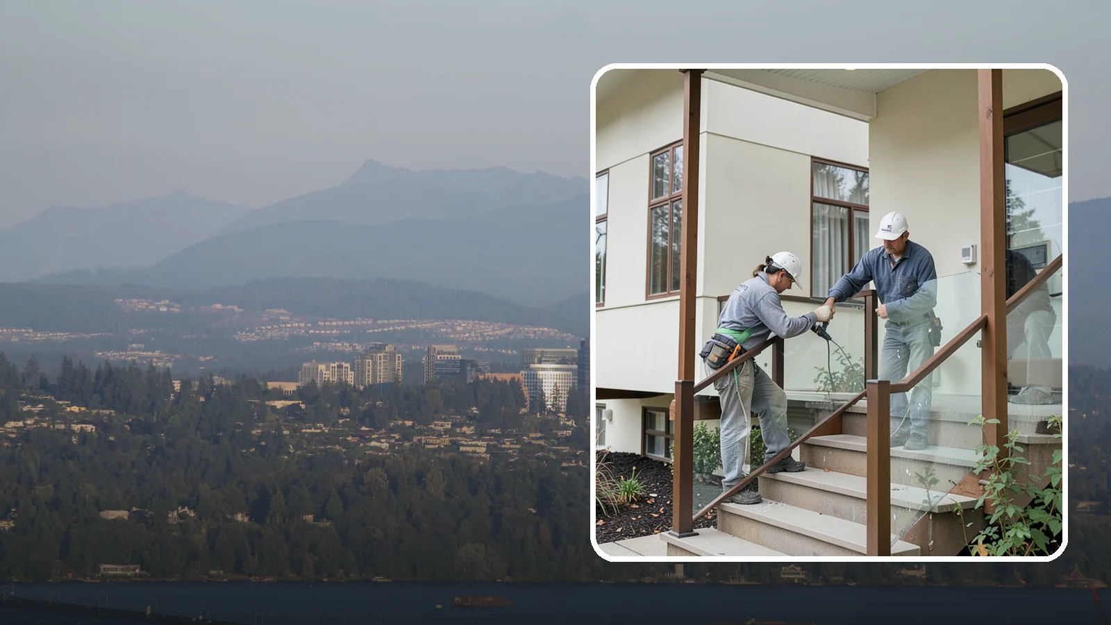 Porch Railing Installation in Medina, King County, WA - Porch railing installation that combines safety, code compliance, and architectural charm.