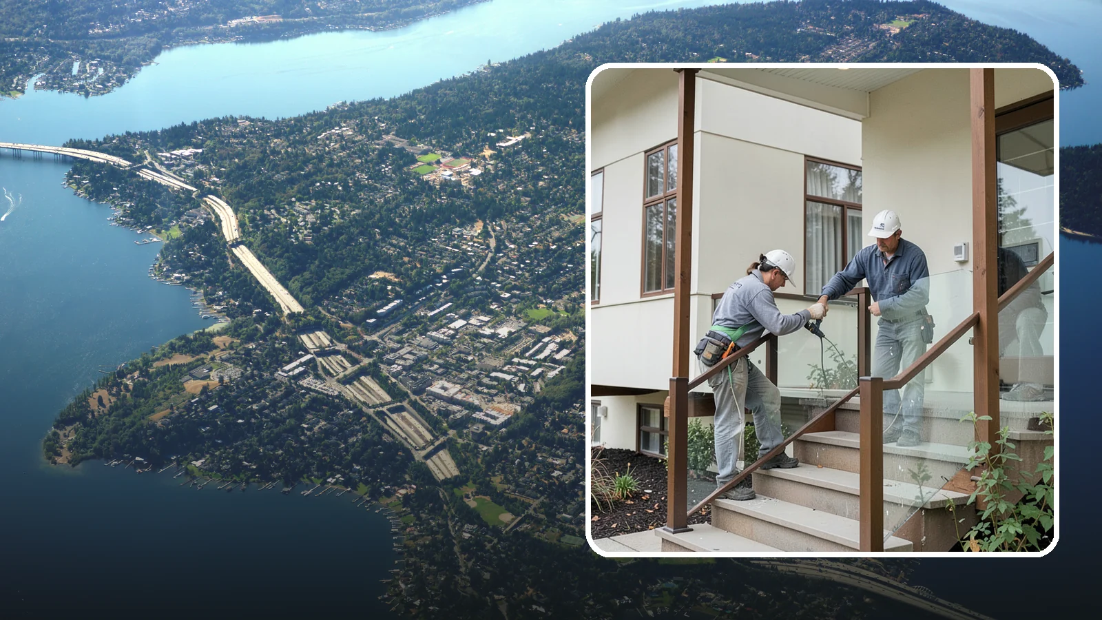 Porch Railing Installation in Mercer Island, King County, WA - Porch railing installation that combines safety, code compliance, and architectural charm.
