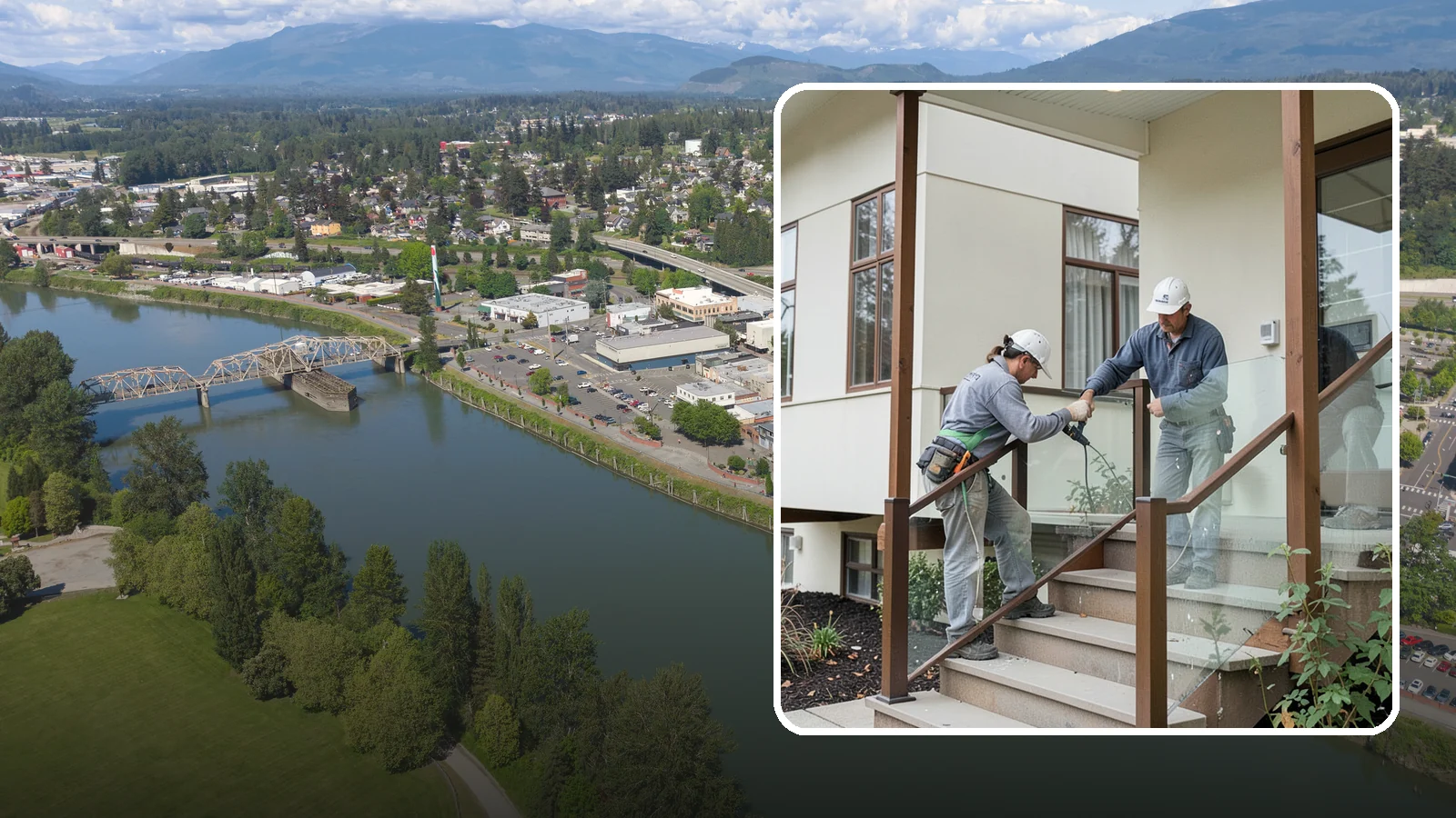 Porch Railing Installation in Mount Vernon, Skagit County, WA - Porch railing installation that combines safety, code compliance, and architectural charm.