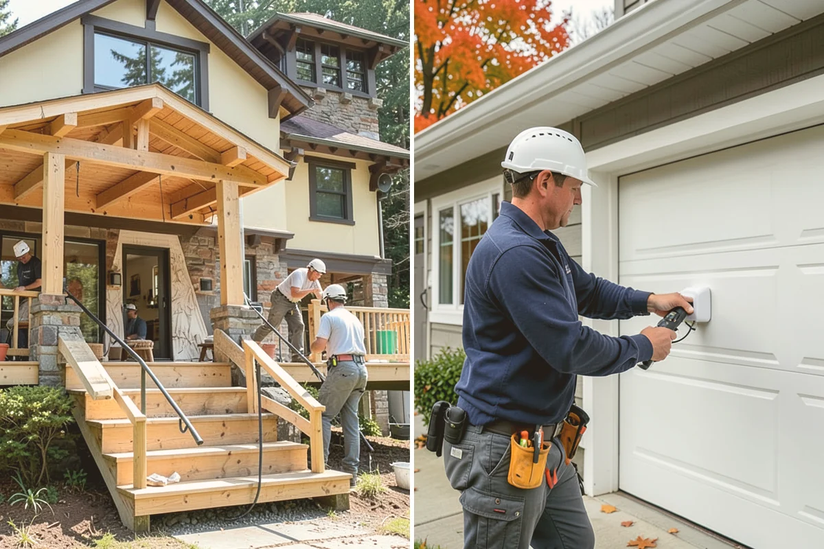 Porch Railing Installation in Mount Vernon, Skagit County, WA - Review railing styles and code requirements