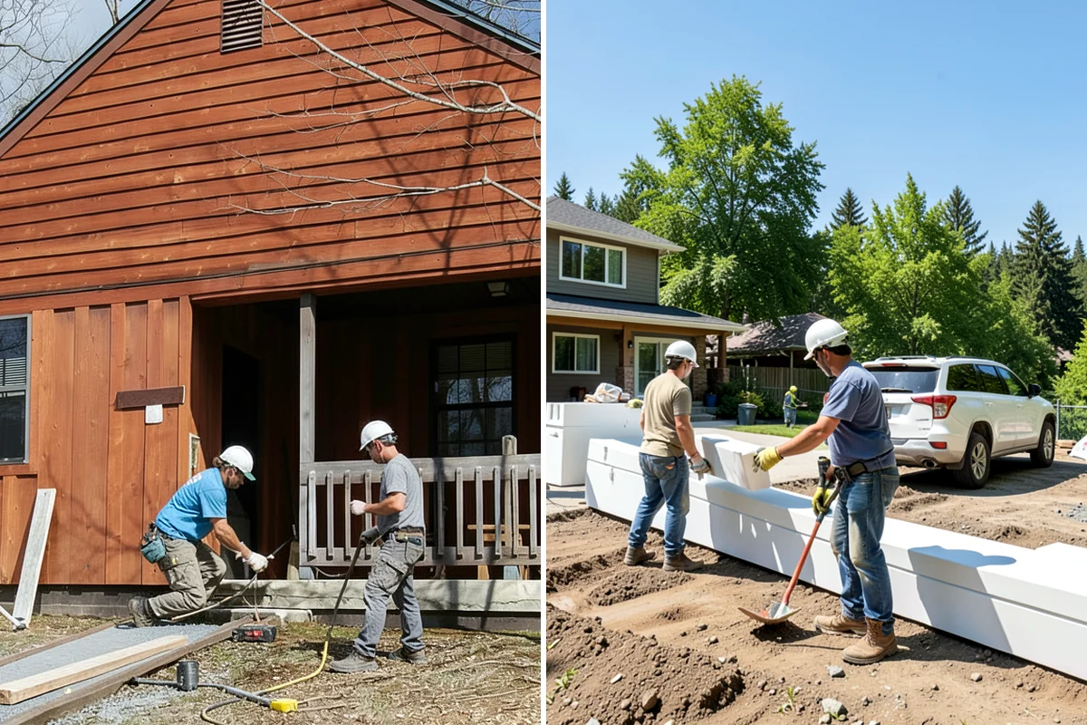 Porch Railing Installation in Puyallup, Pierce County, WA - Review railing styles and code requirements