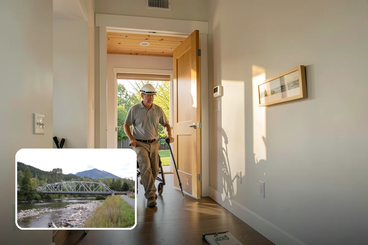 Porch Railing Installation in Skykomish, King County, WA - Meets code for raised porch safety
