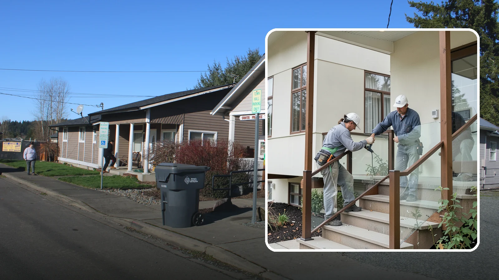 Porch Railing Installation in South Prairie, Pierce County, WA - Porch railing installation that combines safety, code compliance, and architectural charm.