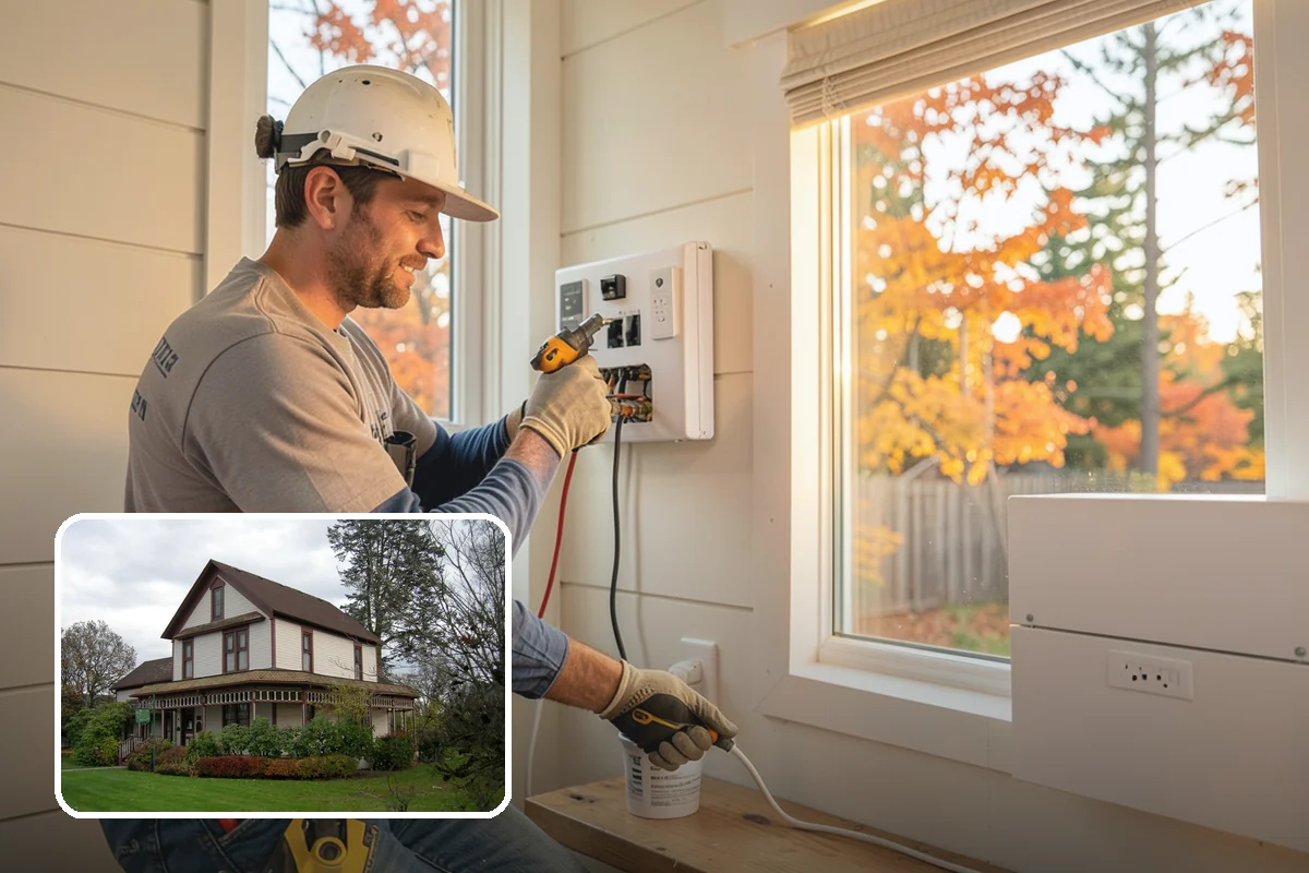Porch Railing Installation in Sumner, Pierce County, WA - Meets code for raised porch safety