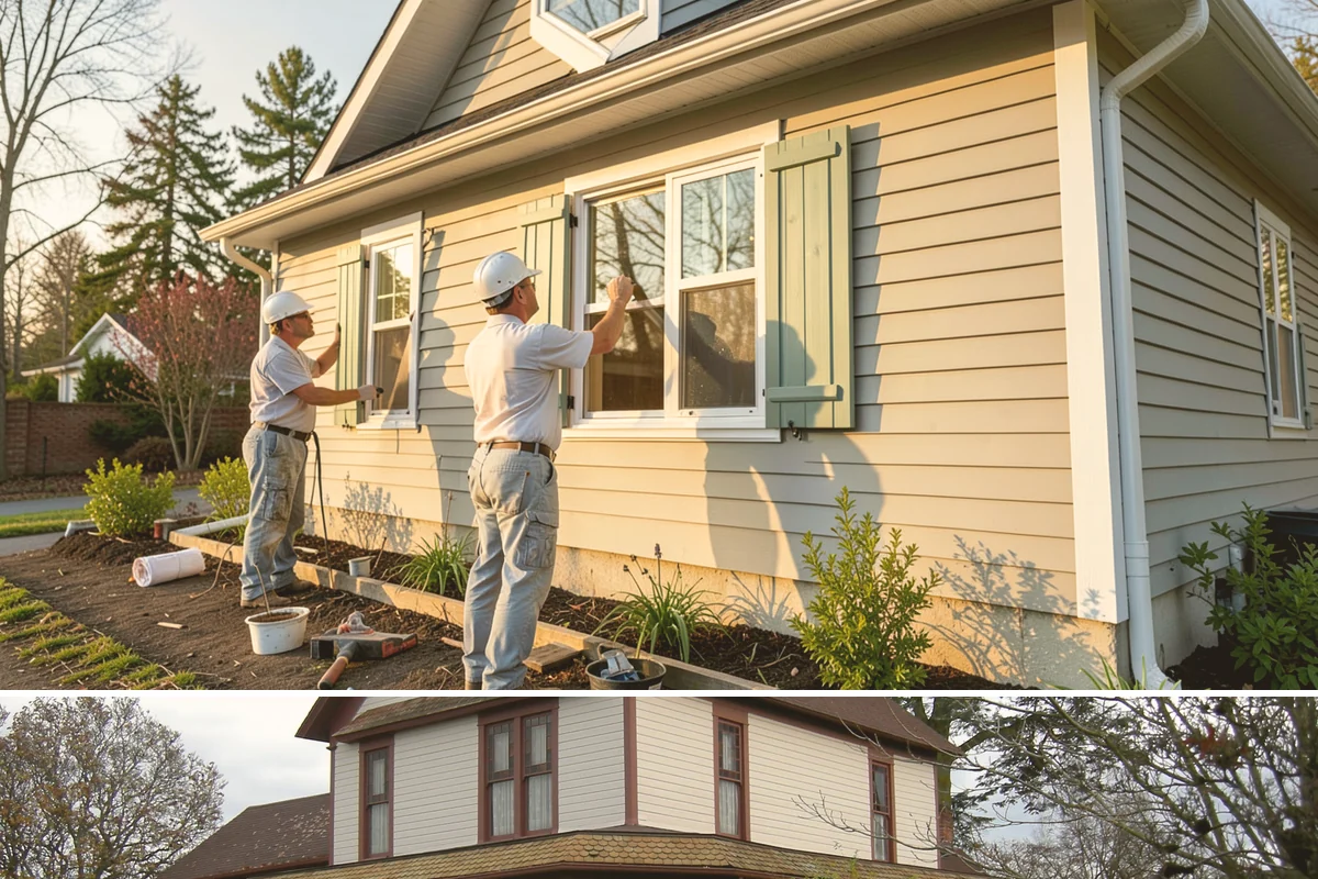 Porch Railing Installation in Sumner, Pierce County, WA - Railing installation works in any season and is a popular refresh before spring and summer entertaining.