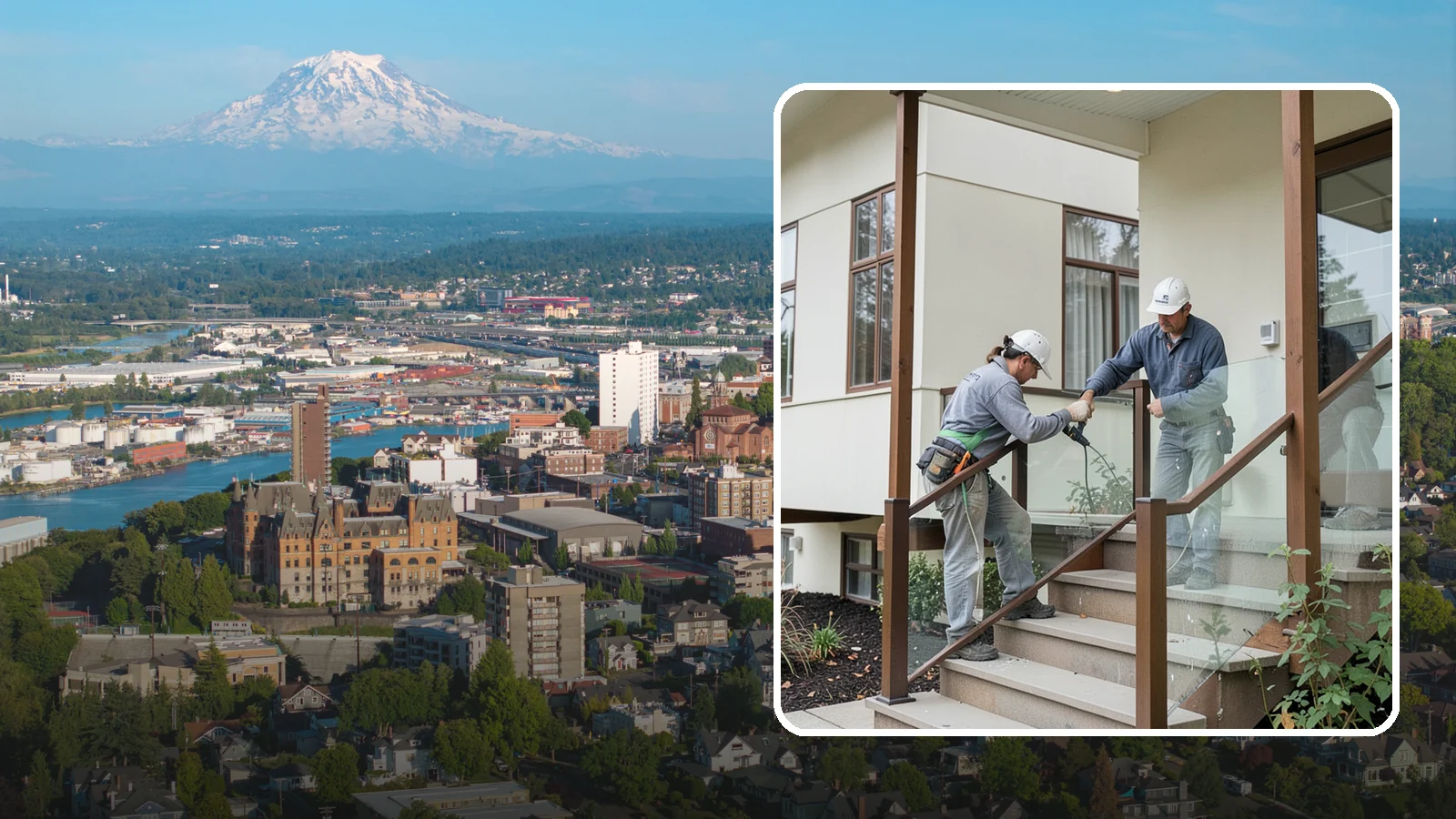 Porch Railing Installation in Tacoma, Pierce County, WA - Porch railing installation that combines safety, code compliance, and architectural charm.