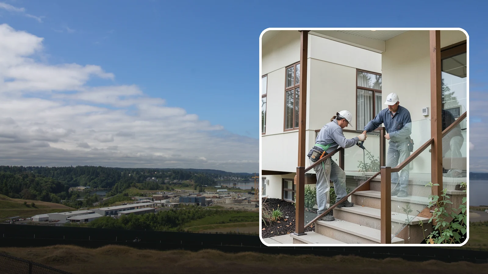 Porch Railing Installation in University Place, Pierce County, WA - Porch railing installation that combines safety, code compliance, and architectural charm.