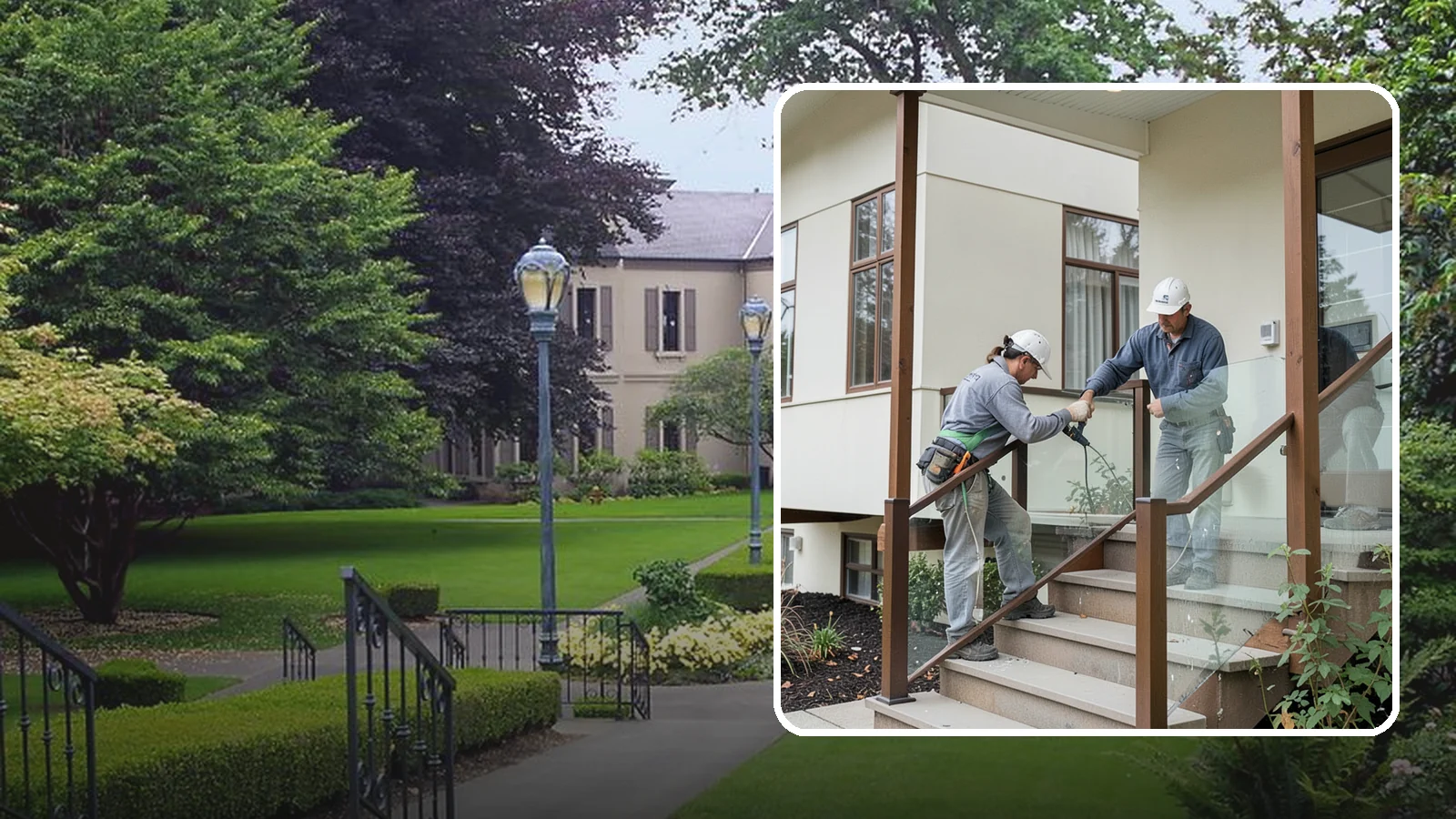 Porch Railing Installation in Woodinville, King County, WA - Porch railing installation that combines safety, code compliance, and architectural charm.