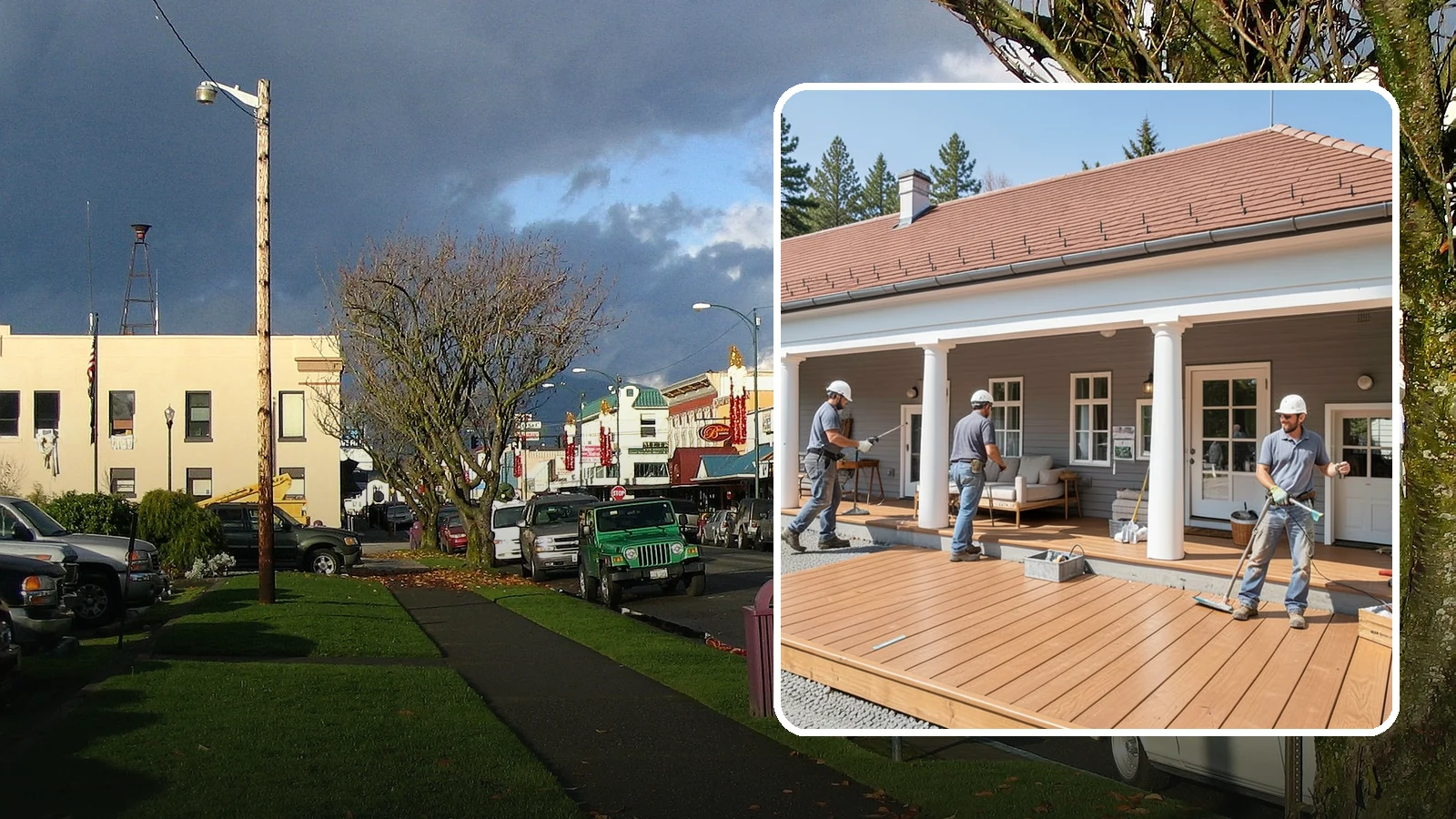Porch Remodel in Arlington, Snohomish County, WA - Porch remodel services that modernize tired structures into fresh, functional entryways.