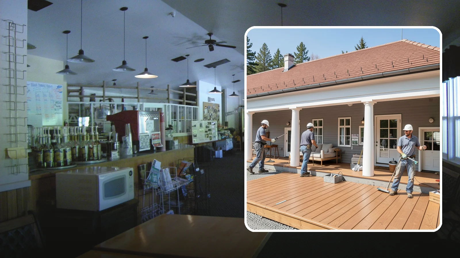 Porch Remodel in Black Diamond, King County, WA - Porch remodel services that modernize tired structures into fresh, functional entryways.