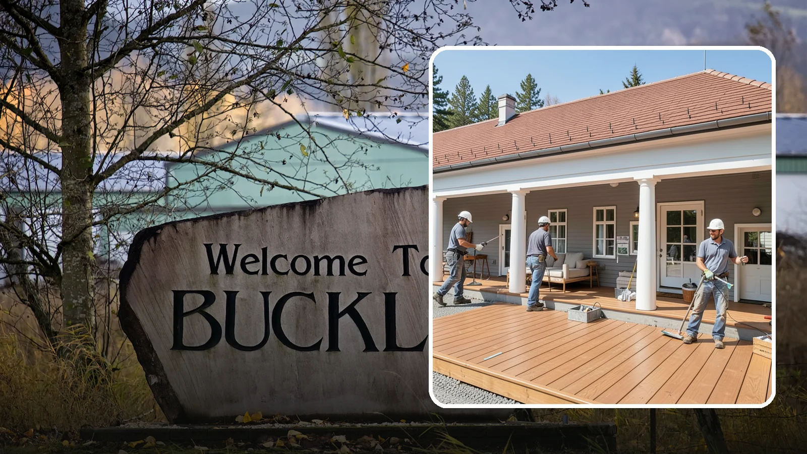 Porch Remodel in Buckley, Pierce County, WA - Porch remodel services that modernize tired structures into fresh, functional entryways.