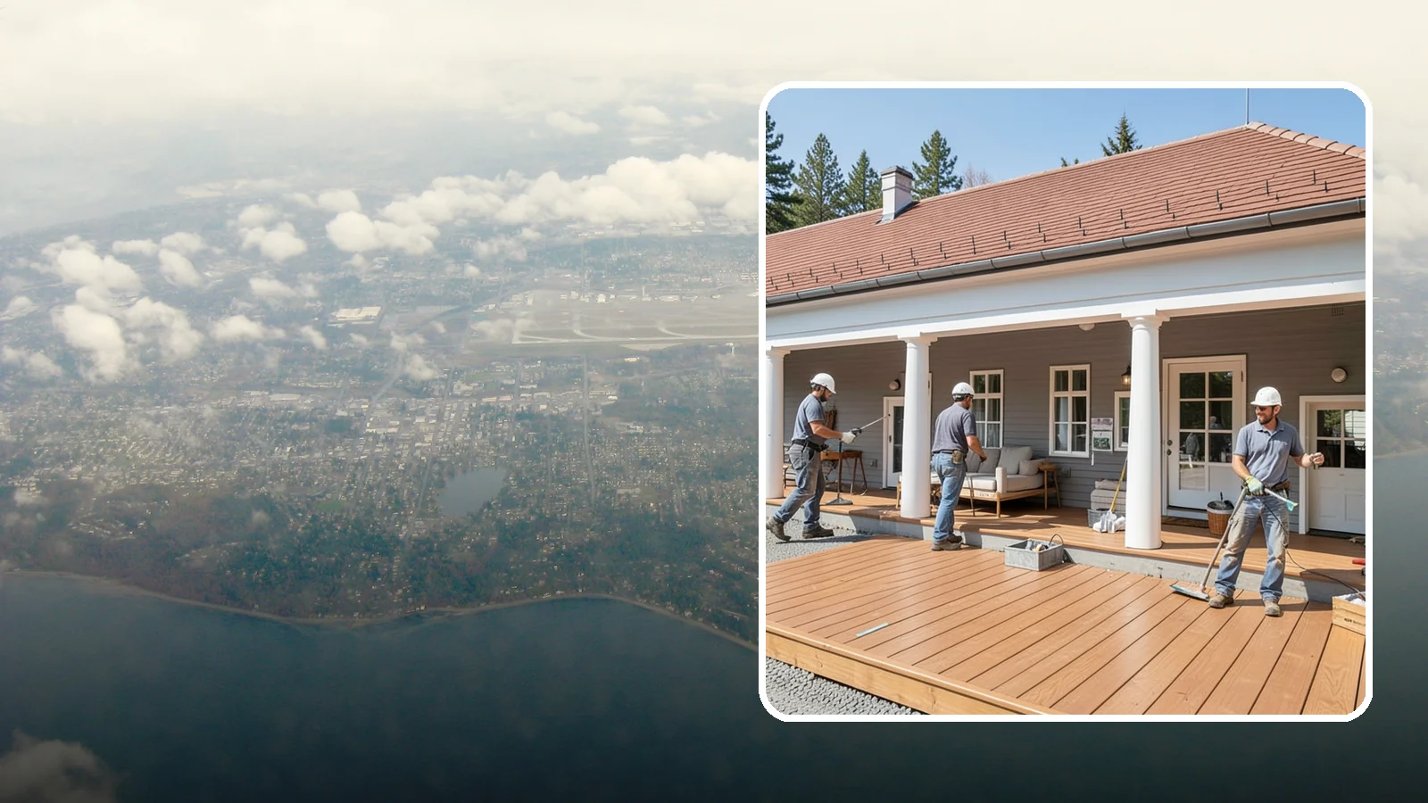 Porch Remodel in Burien, King County, WA - Porch remodel services that modernize tired structures into fresh, functional entryways.