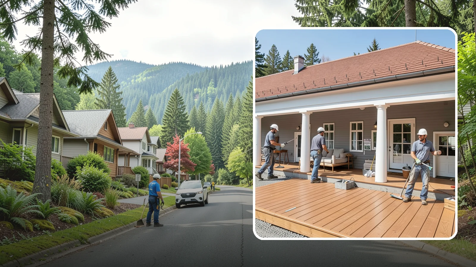Porch Remodel in Darrington, Snohomish County, WA - Porch remodel services that modernize tired structures into fresh, functional entryways.