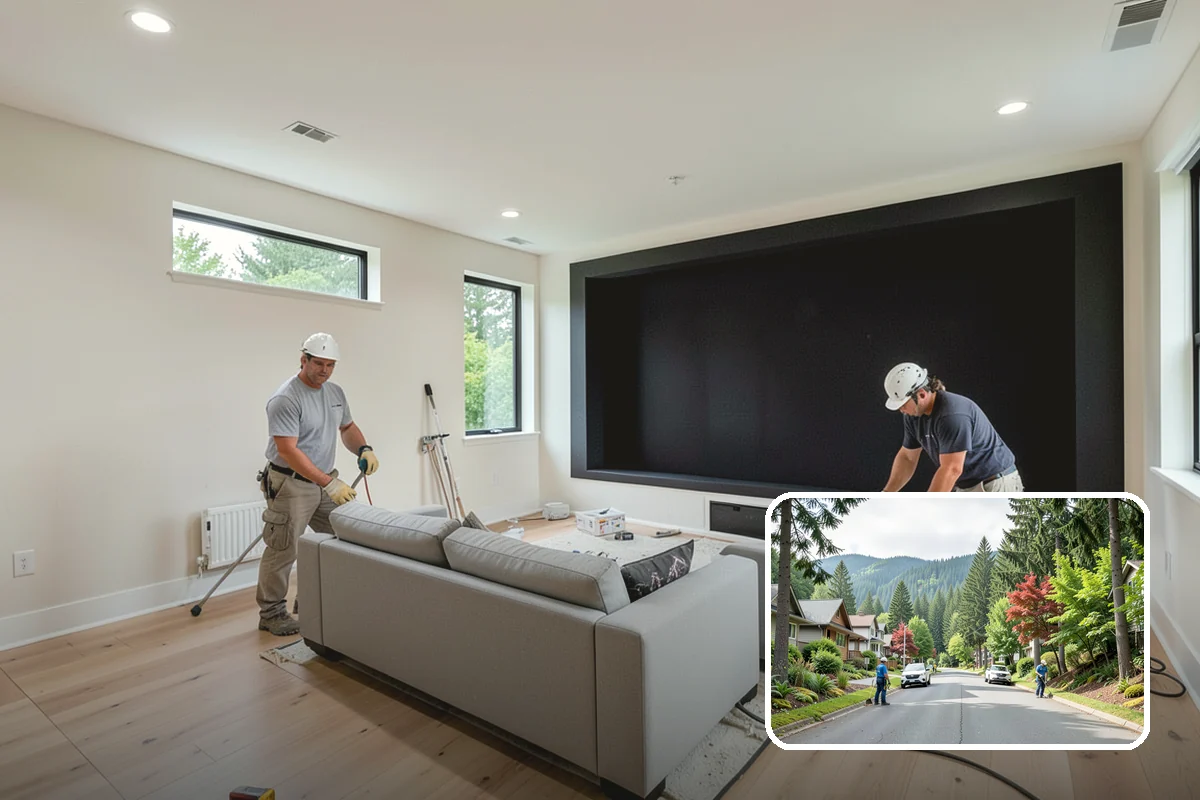 Porch Remodel in Darrington, Snohomish County, WA - Refreshes dated finishes and styling