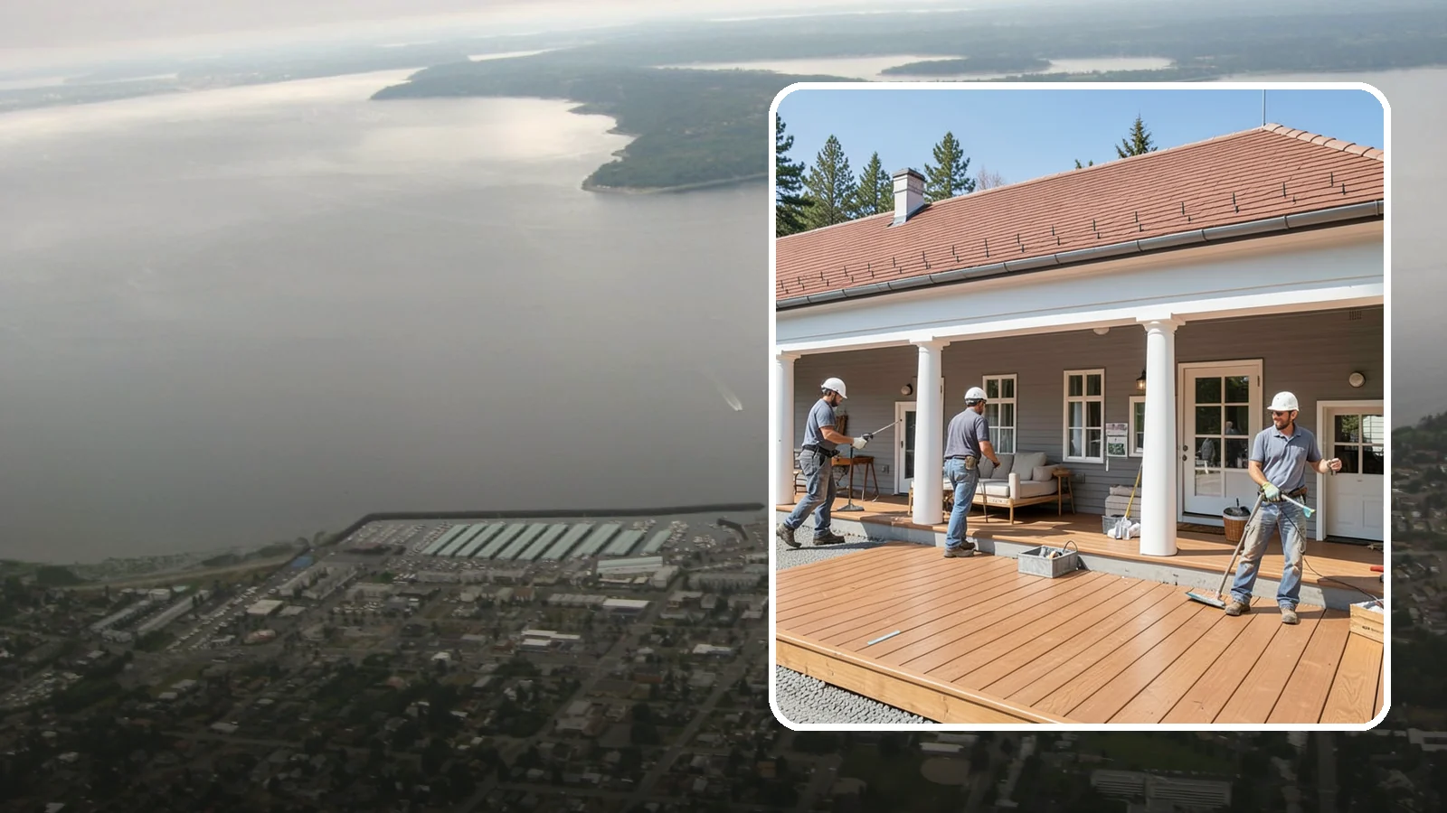 Porch Remodel in Des Moines, King County, WA - Porch remodel services that modernize tired structures into fresh, functional entryways.