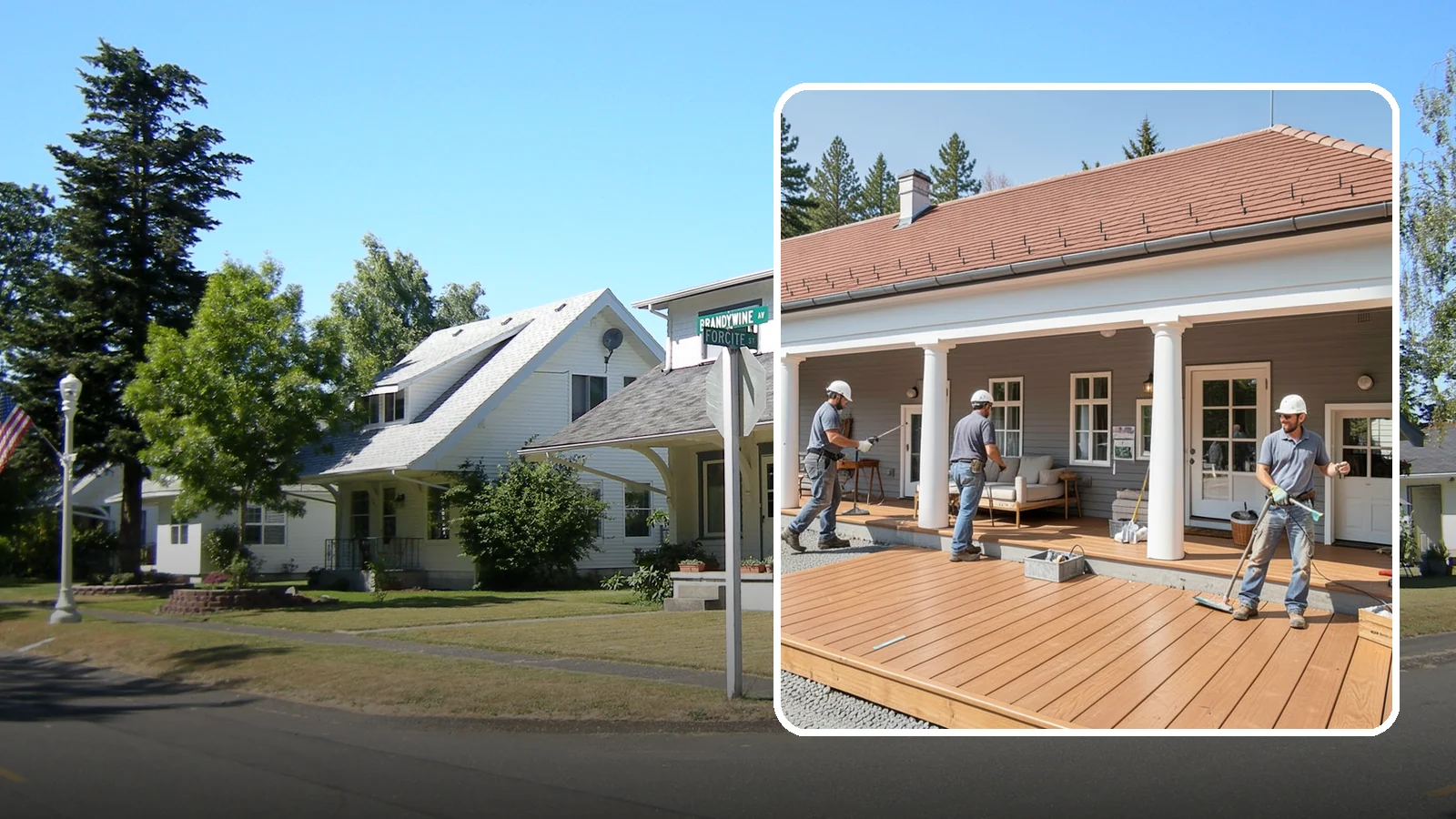 Porch Remodel in DuPont, Pierce County, WA - Porch remodel services that modernize tired structures into fresh, functional entryways.