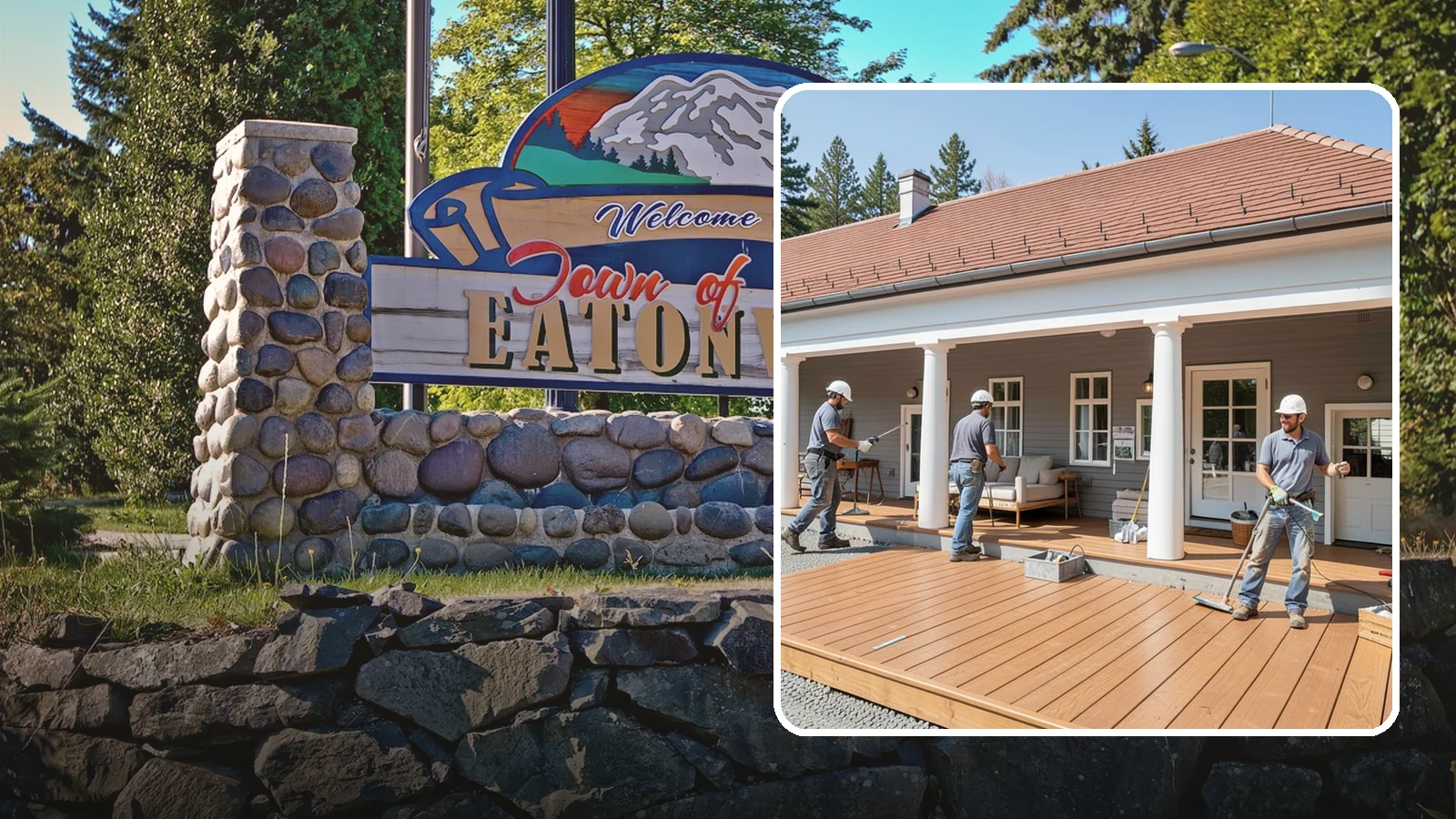 Porch Remodel in Eatonville, Pierce County, WA - Porch remodel services that modernize tired structures into fresh, functional entryways.