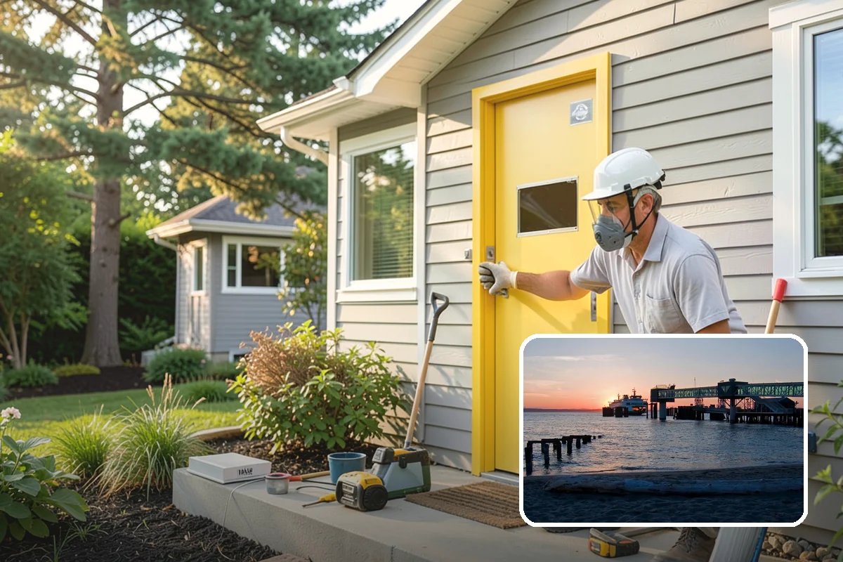 Porch Remodel in Edmonds, Snohomish County, WA - Refreshes dated finishes and styling