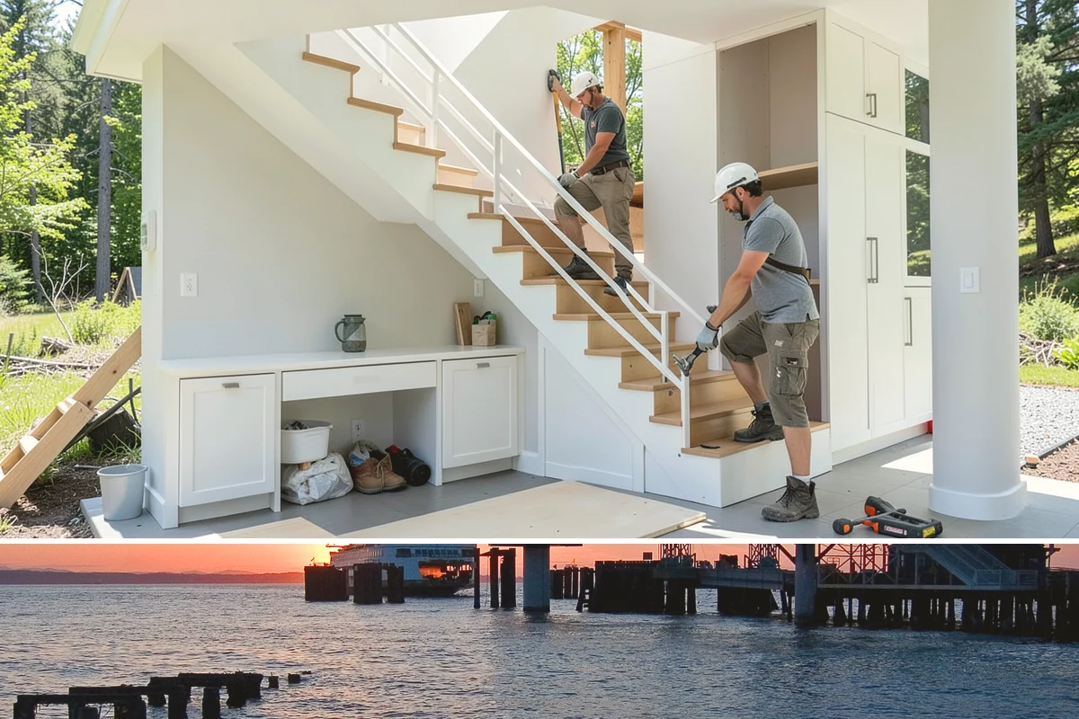 Porch Remodel in Edmonds, Snohomish County, WA - Remodels that open up the roof or flooring go smoothest in the drier summer months.