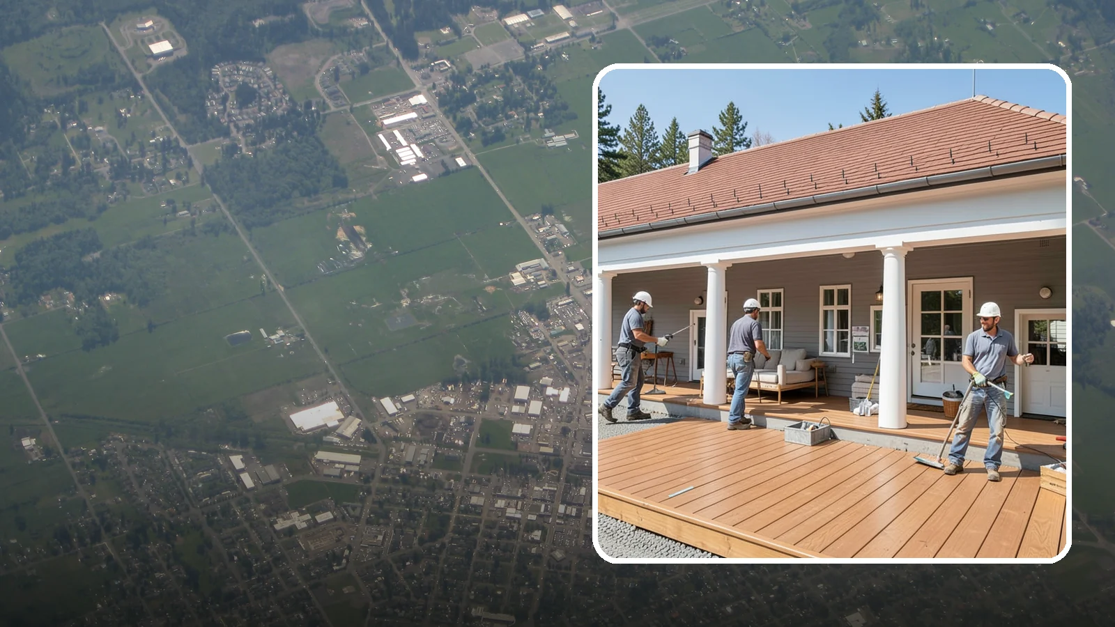 Porch Remodel in Enumclaw, King County, WA - Porch remodel services that modernize tired structures into fresh, functional entryways.