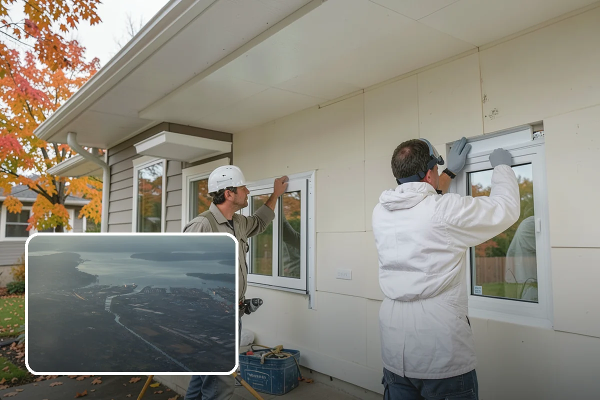 Porch Remodel in Fife, Pierce County, WA - Refreshes dated finishes and styling
