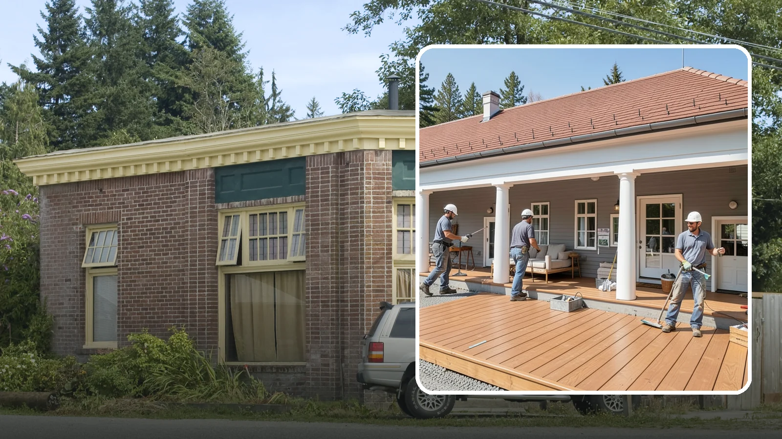 Porch Remodel in Hamilton, Skagit County, WA - Porch remodel services that modernize tired structures into fresh, functional entryways.