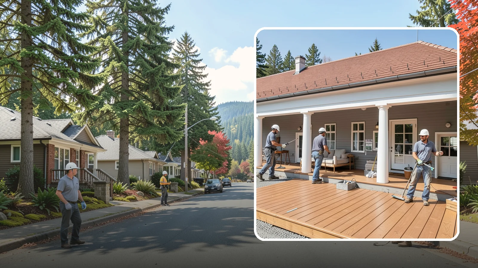Porch Remodel in Hunts Point, King County, WA - Porch remodel services that modernize tired structures into fresh, functional entryways.