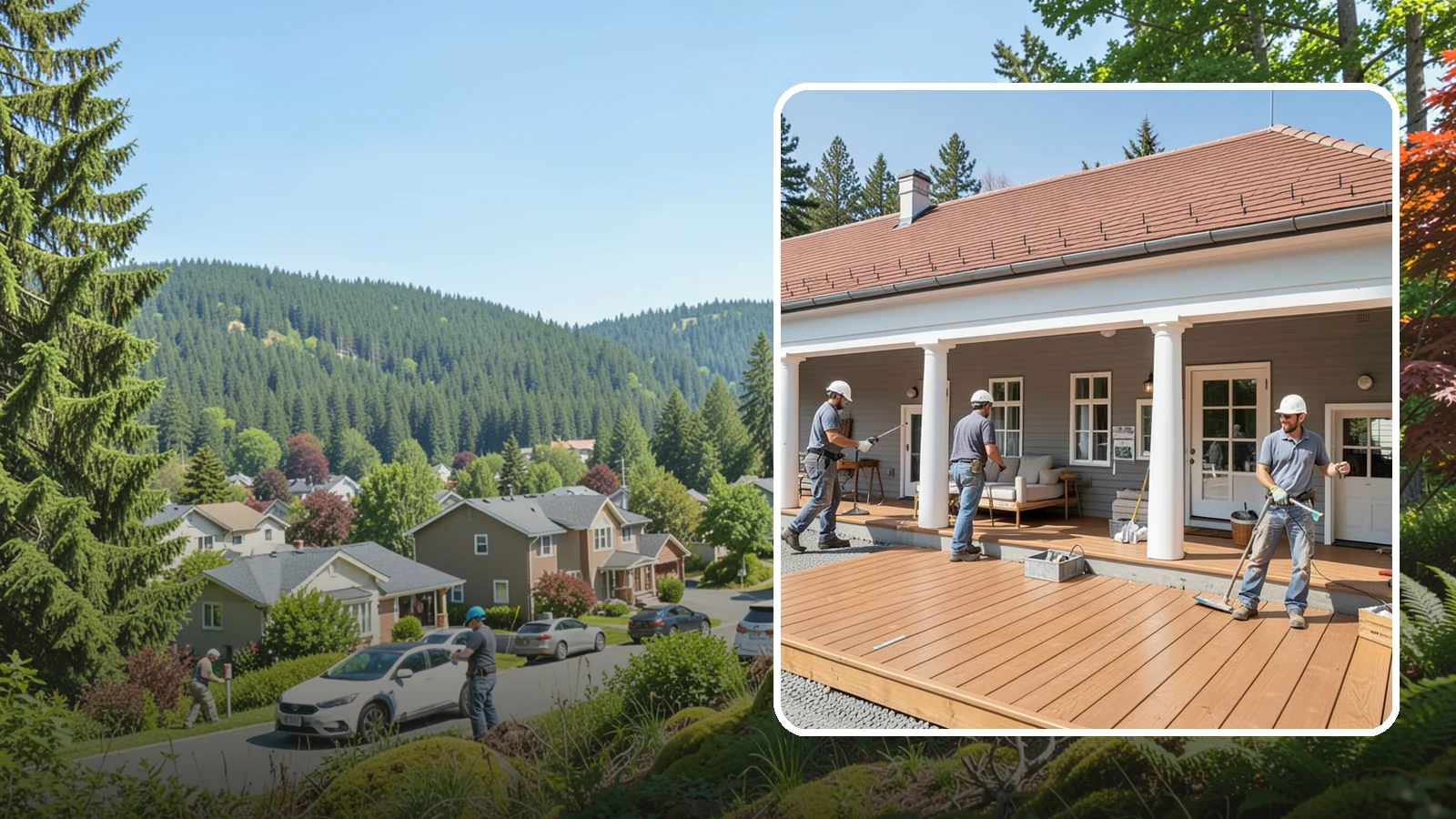 Porch Remodel in Index, Snohomish County, WA - Porch remodel services that modernize tired structures into fresh, functional entryways.