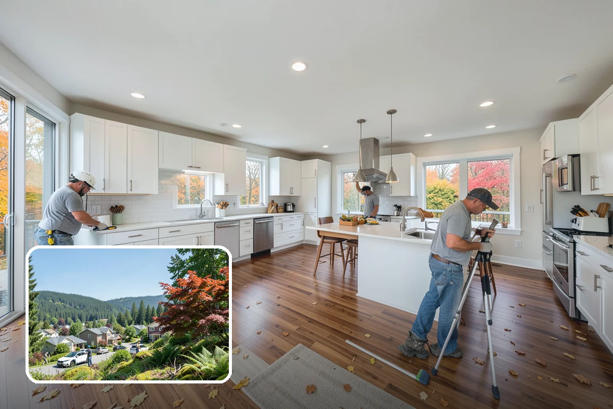 Porch Remodel in Index, Snohomish County, WA - Refreshes dated finishes and styling