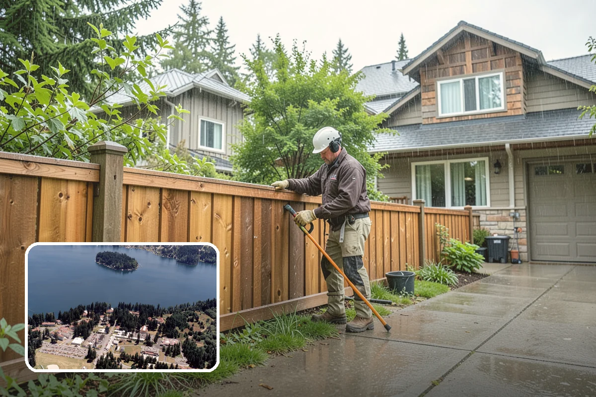 Porch Remodel in Lakewood, Pierce County, WA - Refreshes dated finishes and styling